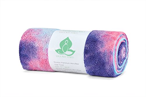 Toalha de ioga quente, antiderrapante, perfeita para absorver o suor da toalha de microfibra para io