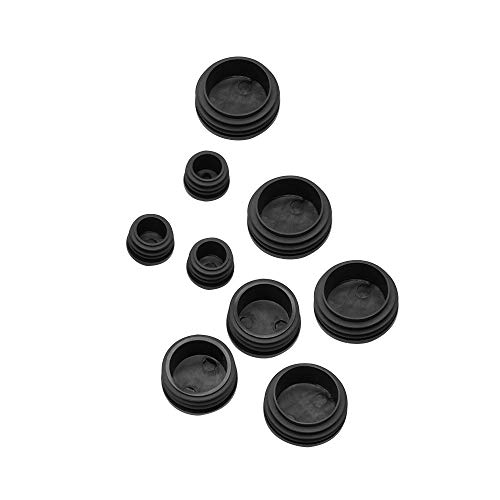 RuleaxAsi 9 PCS Quadro da motocicleta Plug Kit Protetor Tampa do furo Tampa do quadro Plugues de sub