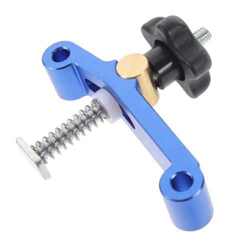 MUCKLILY Diy Woodworking Tool Miter Fence Stop T-track Clamp Aluminum Construction Smooth Anodized