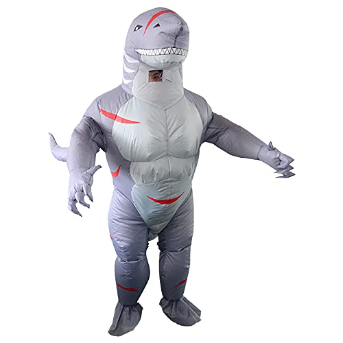 Costume de requin gonflable de cosplay pour Halloween et grand festival de déguisement