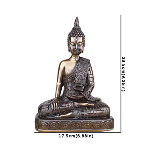 Statue de Bouddha ornement zen de méditation pour décoration maison - 4