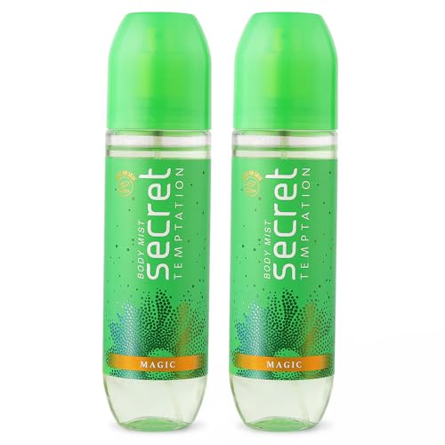 Secret Temptation Magic Body Mist Perfume for Women, Pack of