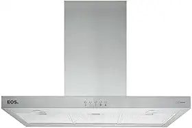 Coifa e Depurador de Ilha Eos 90cm Chef Gourmet em Inox Tipo T Eco90it 220v