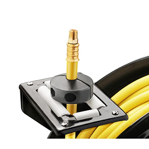 Heavy Duty Retractable 100-Foot Air Compressor Hose and Reel by Pentagon Tools - Thumbnail 7