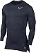 NIKE Men's Pro Cool Compression L/S Obsidian/Dark Grey/White T-Shirt MD