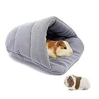 Meerschweinchen Haus Meerschweinchen Zubehoer Kleine Tier Plüsch Höhle Kuschelbett zum Kuscheln Schlafsack für Kaninchen Welpen Haustierhöhle Nest Kissen