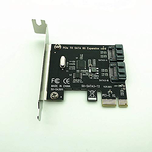 Preisvergleich Produktbild ROCKPro64 PCI-E to Dual SATA-II Interface Card