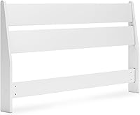 Vista 83 de Signature Design by Ashley Socalle - Cabecero completo, con listones abiertos, color beige natural