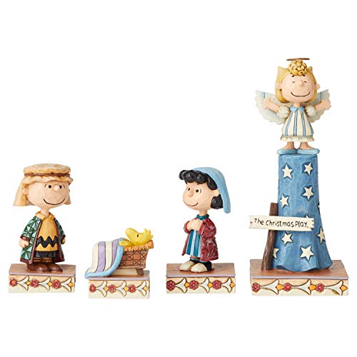Enesco Peanuts by Jim Shore Christmas Pageant True Meaning Figurine Set, 7.5 Inch, Multicolor