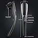 Venanoci Back Massager, 6 Interchangeable Nodes, 10 Speeds & 12 Modes, Cordless Massagers Handheld Deep Tissue Massager for Muscles, Neck, Shoulder, Arms, Leg, Calf, Foot, Full Body Pain Relief