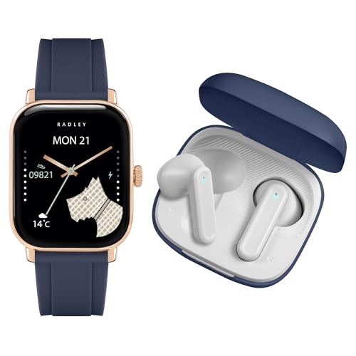 Montre connectée Series 56 RADLEY marine et écouteurs sans fil pour le quotidien
