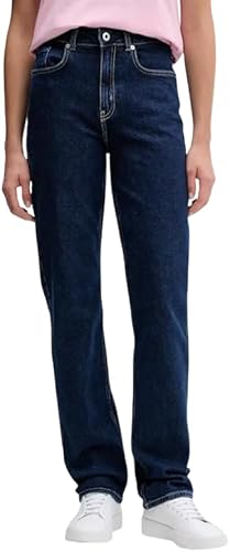 Karl Lagerfeld Jeans, Mujeres, Vaqueros Rectos De Talle Alto, Pierna Recta, Azul