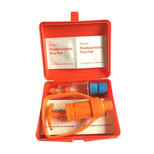 Xdyyjrasa Kit de Bomba extractora para picadura de Insecto de Serpiente, Herramienta de Supervivencia al Aire Libre para Eliminar Veneno para emergencias