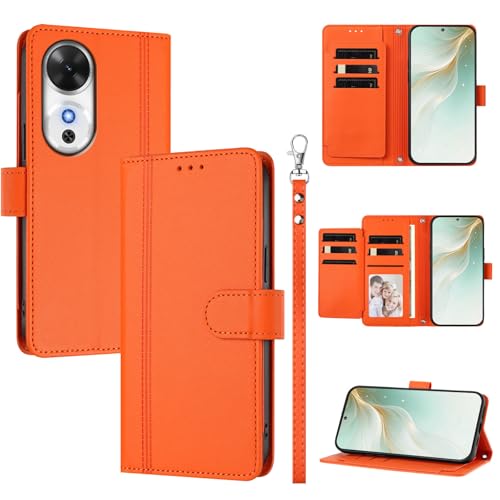 �X�}�z�P�[�X �Ή��@�� for Honor Play 60 5G �X�}�z�P�[�X�y�E�H���b�g�f�U�C�� �f���A���J�[�h�X���b�g �L���b�V�� �t���b�v���X�^���h �����h�~�zOrange
