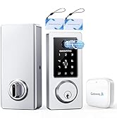 Wi-Fi Smart Door Lock - Fingerprint Keyless Entry Lock Remote Control Spare Keys Passcode IC Card...