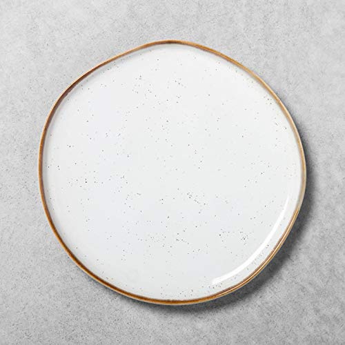 4Pk Reactive Glaze Stoneware Dinner Plate Light Sour Cream - Hearth & Hand With Magnolia Collection #TOP1