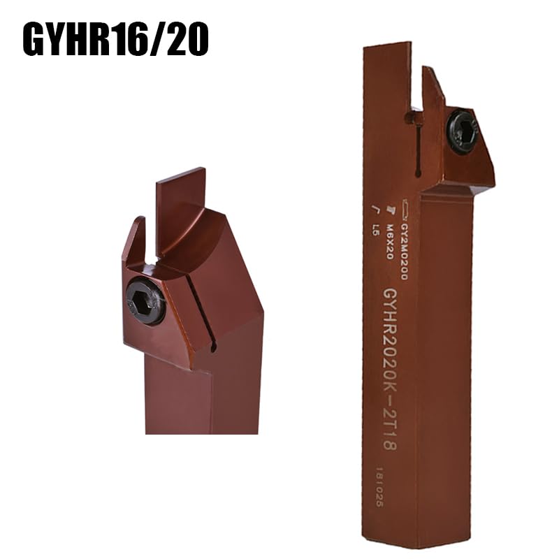1pc GYHR CYHR 1616 2020 GYHR1616H CYHR2020 2T16A 2T18A High Hardness Lathe Tool Holder Spring Steel External Grooving Turning(GYHR1616H-2T16A)