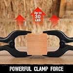 4.5 Inch Spring Clamps Heavy Duty, 10 Pack Spring Clips, Backdrop Clips Clamps for Crafts Woodworking Photography - Image 5