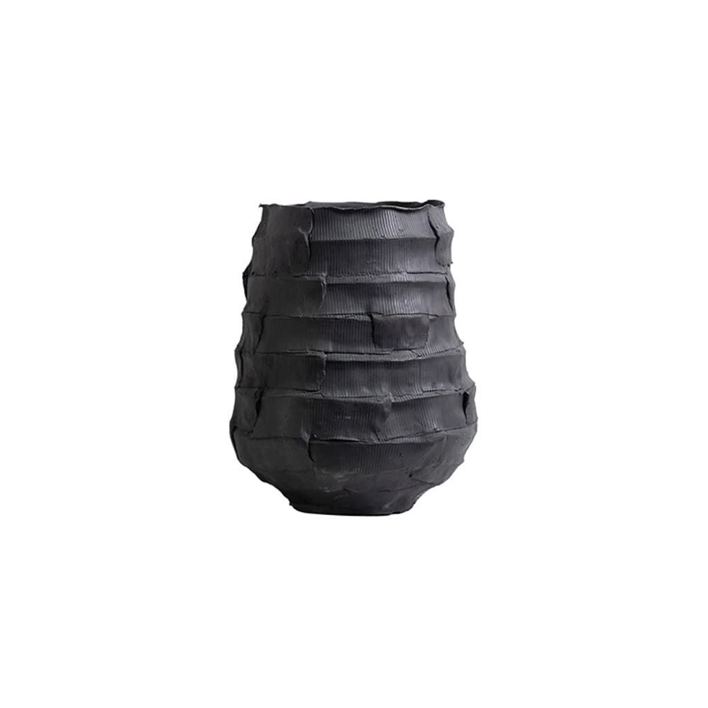 Vase en céramique fait main 23cm pour sublimer un meuble vide et moderniser votre salon