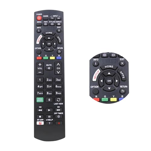 Boulton Universal Remote Control for Panasonic Smart TV – Universal TV Remote Panasonic Remote Control – Replacement Smart Television Controller – Replacement Controls for HDTV UHD LCD