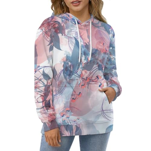 Sweats à capuche manches longues Feuilles De Rêve chauds