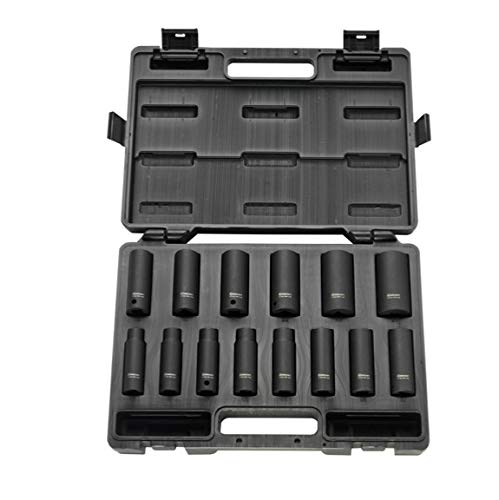 Outils 1/2" kit de 14 pièces douilles longues et embouts de serrage