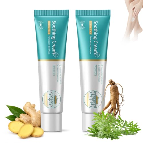 2PCS Herbal Vein Care Cream for Legs & Shoulders, Varicose Veins Treatment Cream, Botanical Massage Cream with Turmeric, Ginseng and Mugwort, Fast-Absorbing Moisturizing Formula for Daily Skin Care