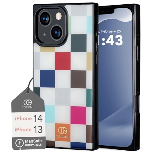 Image of COCOMII Rectangle for iPhone 14 /13 Case, Le Carre de Luxe Checkered