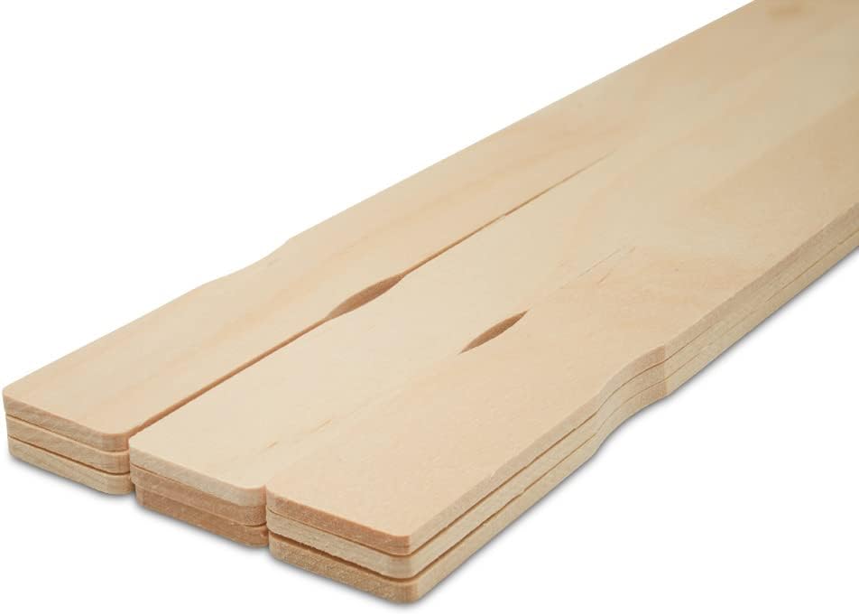 Wood Paint Sticks 16 inch, Pack of 25 Paint Stir Sticks