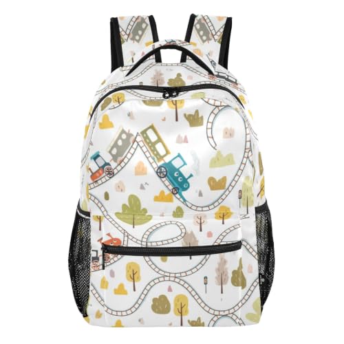 Sac à dos beige enfants élégant et durable contre l usure scolaire