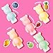 Gummy Glow 12 Oz Fruity Wax Candy, Upgraded Edible Wax Candy Bears - Chewy Retro Sweets with 5 Fruity Flavors, Ideal for ASMR Snacks, Viral TikTok Treats, Novelty Vintage Treats, Parties & Gifts