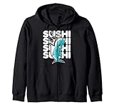 Photo Gallery shark sushi nigiri kawaii neko anime giapponese felpa con cappuccio Photo Gallery shark sushi nigiri kawaii neko anime giapponese felpa con cappuccio