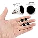 JIPIMON CuffLinks Set, 2 Classic Black Cufflinks and 2 Gold Cufflinks for Men Luxury Box Gift Ideas for Boys