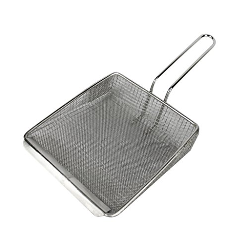 Homyl – Escova de aço inoxidável para cozinha de batata frita e utensílios de cozinha de malha gross