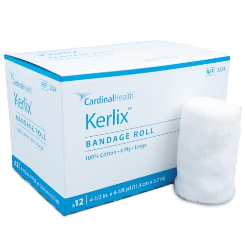 Kerlix Sterile Bandage Rolls 4.5 x75 LatexFree 3324 (Pack of 12)