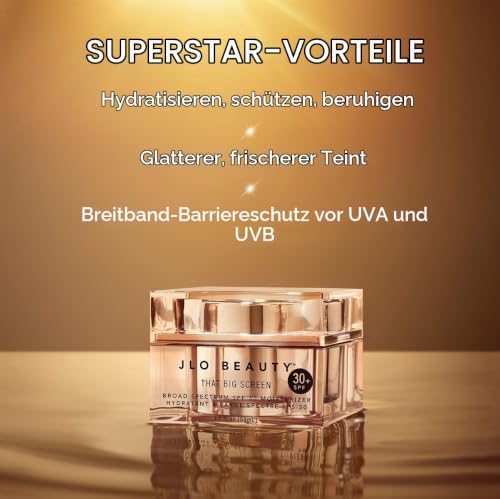 JLO BEAUTY That Big Screen Broad Spectrum SPF 30 Moisturizer | Hydrates, Protects, Luminizes, Soothes For Smooth, Dewy & Glowing Skin… – Ansicht 3