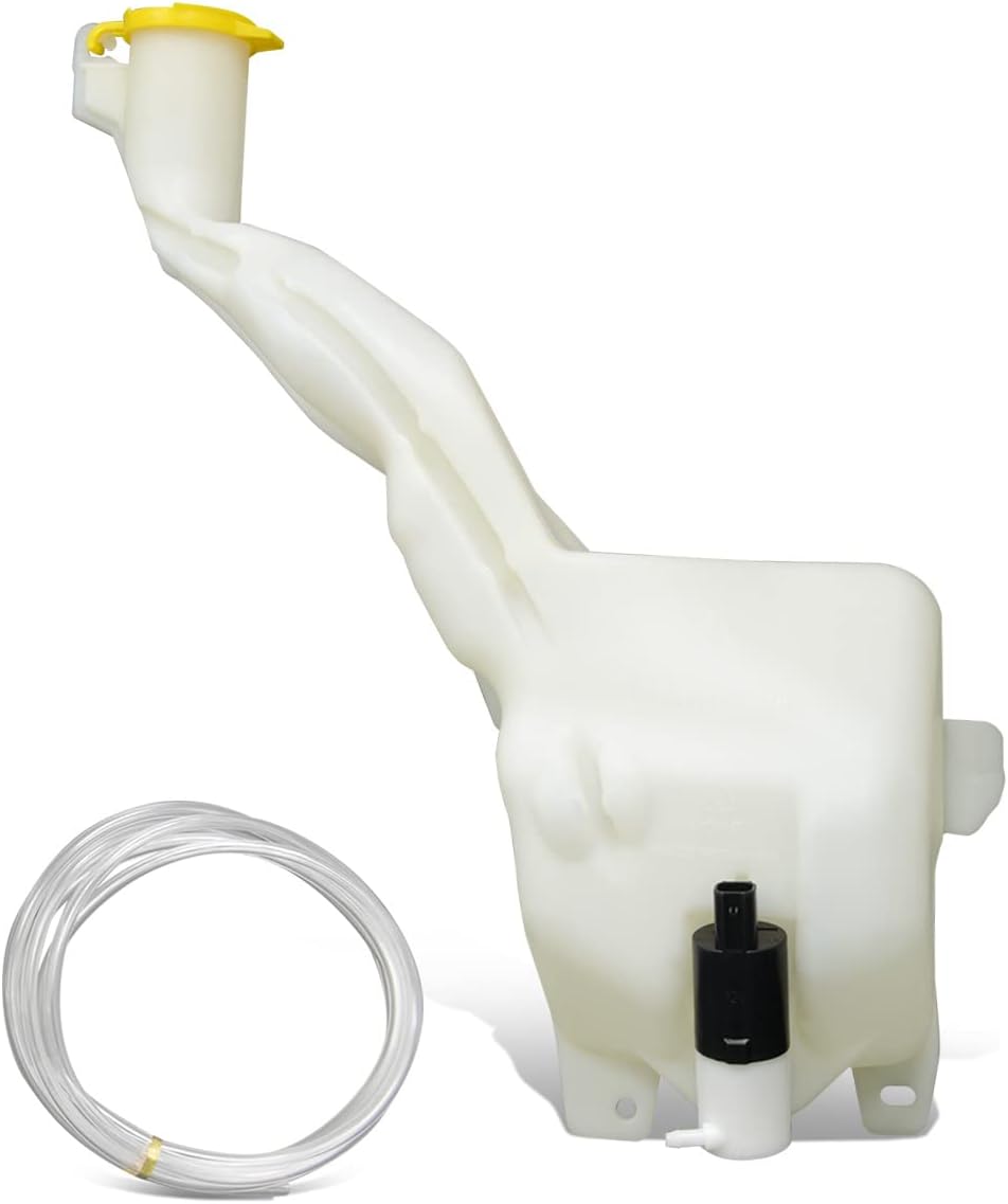 DNA Motoring OEM-WT-CH1288161 Factory Style Windshield Washer Fluid Reservoir w/Pump Cap Compatible with 2000 Neon