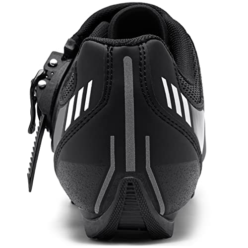 Fenlern MTB Schuhe Herren Leicht Atmungsaktiv Radschuhe 2 Schrauben Mountainbike Schuhe Harte Sohle Fahrradschuhe Abriebfest mit Schnalle - Image 4