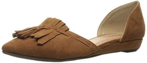 Cl By Chinese Laundry Women's Seline Pointed Toe D'orsay Flat, Whiskey Super Suede, 10 M Us #TOP12