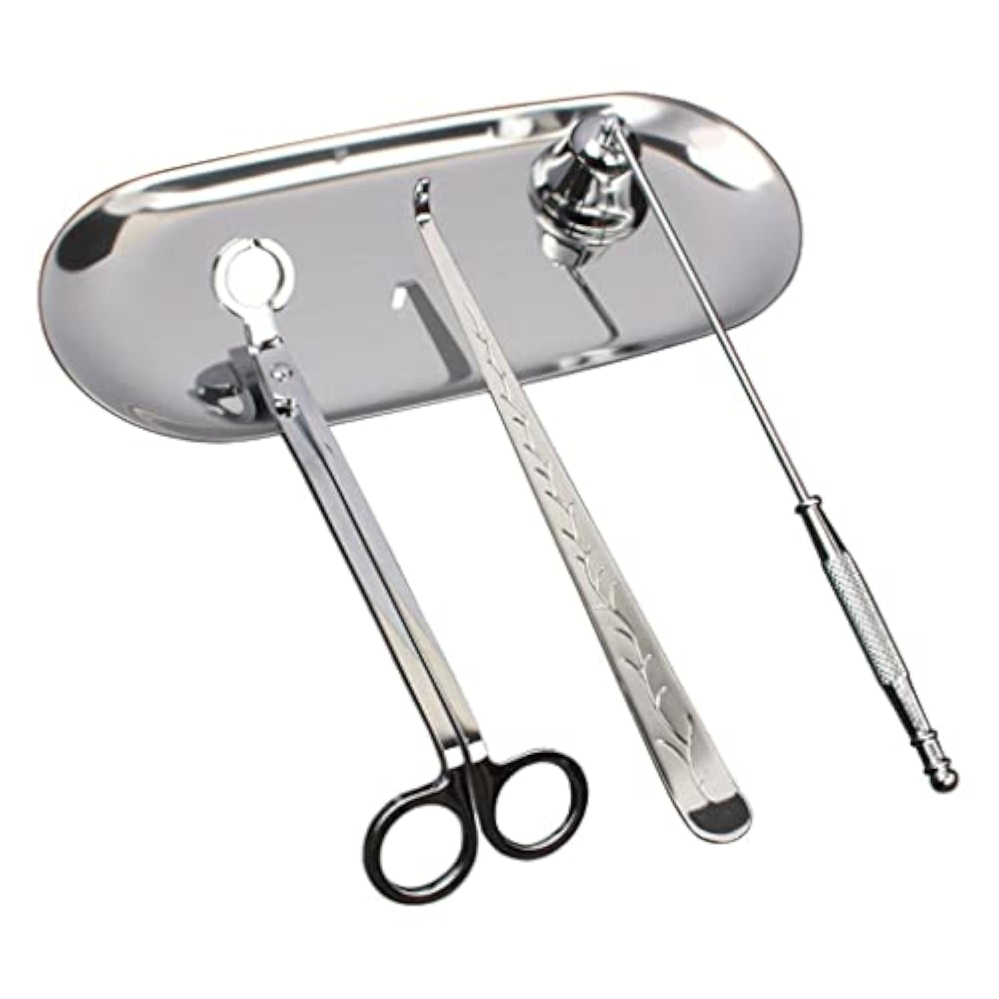 Stainless Steel Wick Snuffer Tools, 4X Set