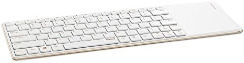 Arion Rapoo E6700 Bluetooth 3.0 Wireless 4.3mm Ultra Slim Keyboard With Touchpad for Android iPad Mac - Gold