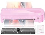 Laminator Machine with 20 Laminating Sheets, A4 Laminators Hot & Cold withTrimmer, 9 Inch Laminating Machine for Office, School, Business and Home
