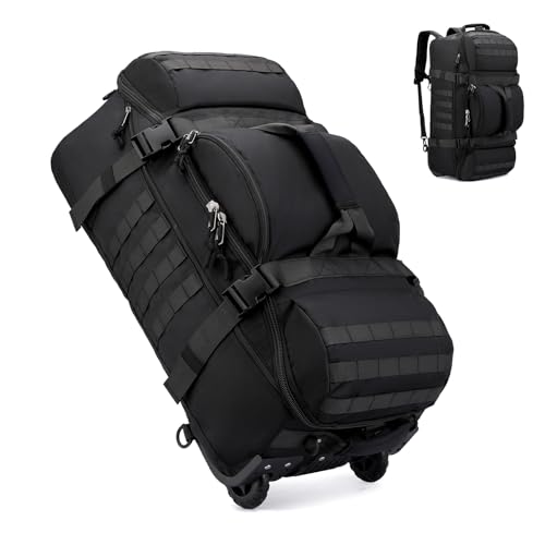 Mfinesun rolling duffle bag with wheels