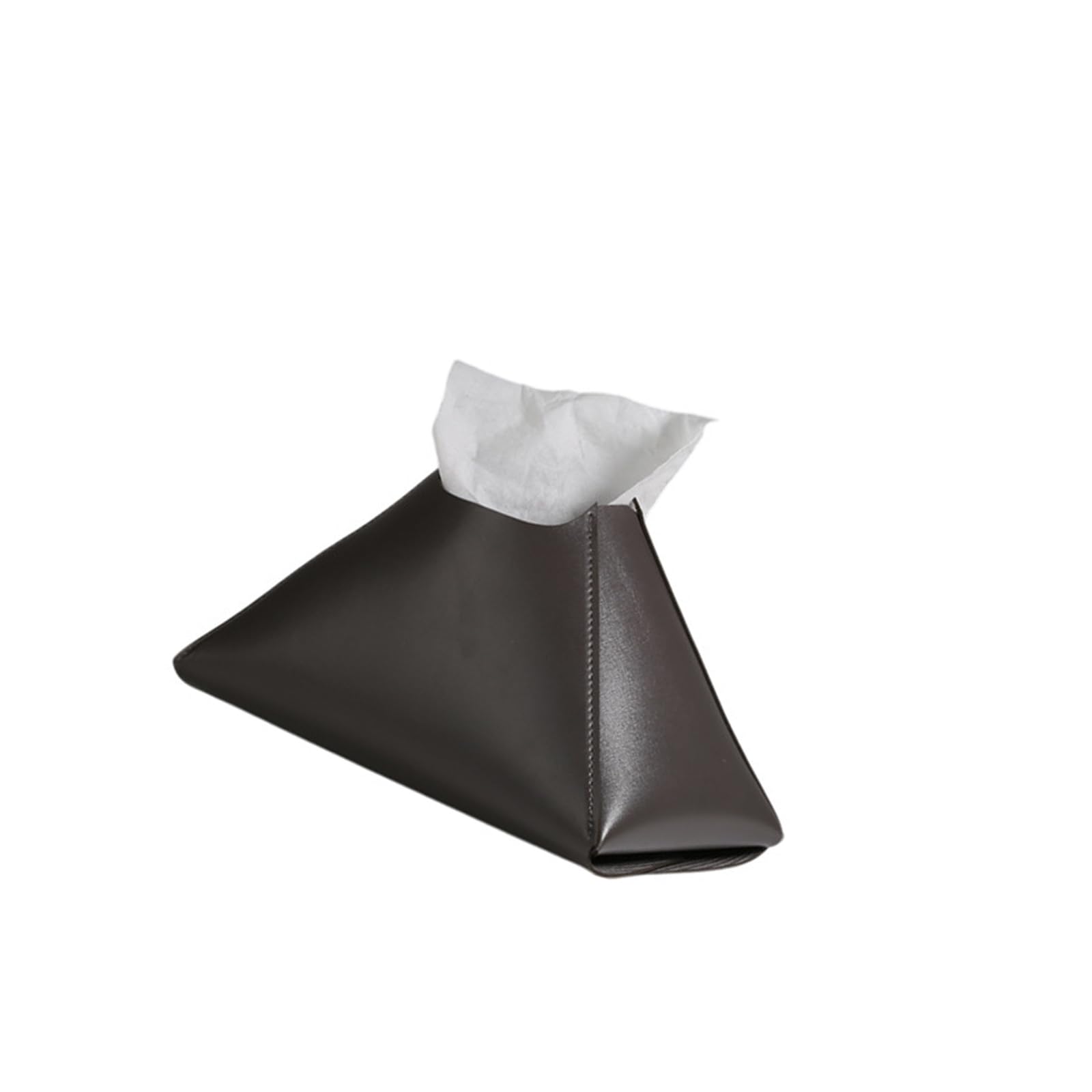 Tsophreniq Multipurpose Faux Leather Tissue Case Portable for Hotel Bathroom Use Leather Napkin Box