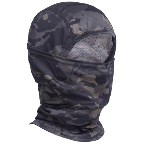 Image of Camo Balaclava Face Mask for Man and Women-Hunting,Skiing,Motorcycle Windproof,UV Protection&Military Training