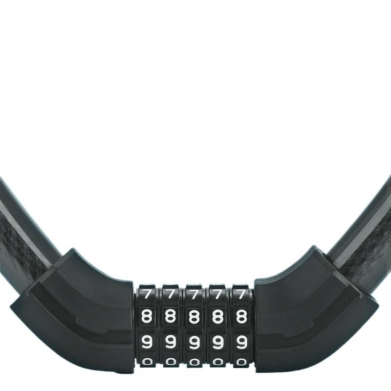 Câble antivol de vélo épais et durable antivol de guidon de moto à code