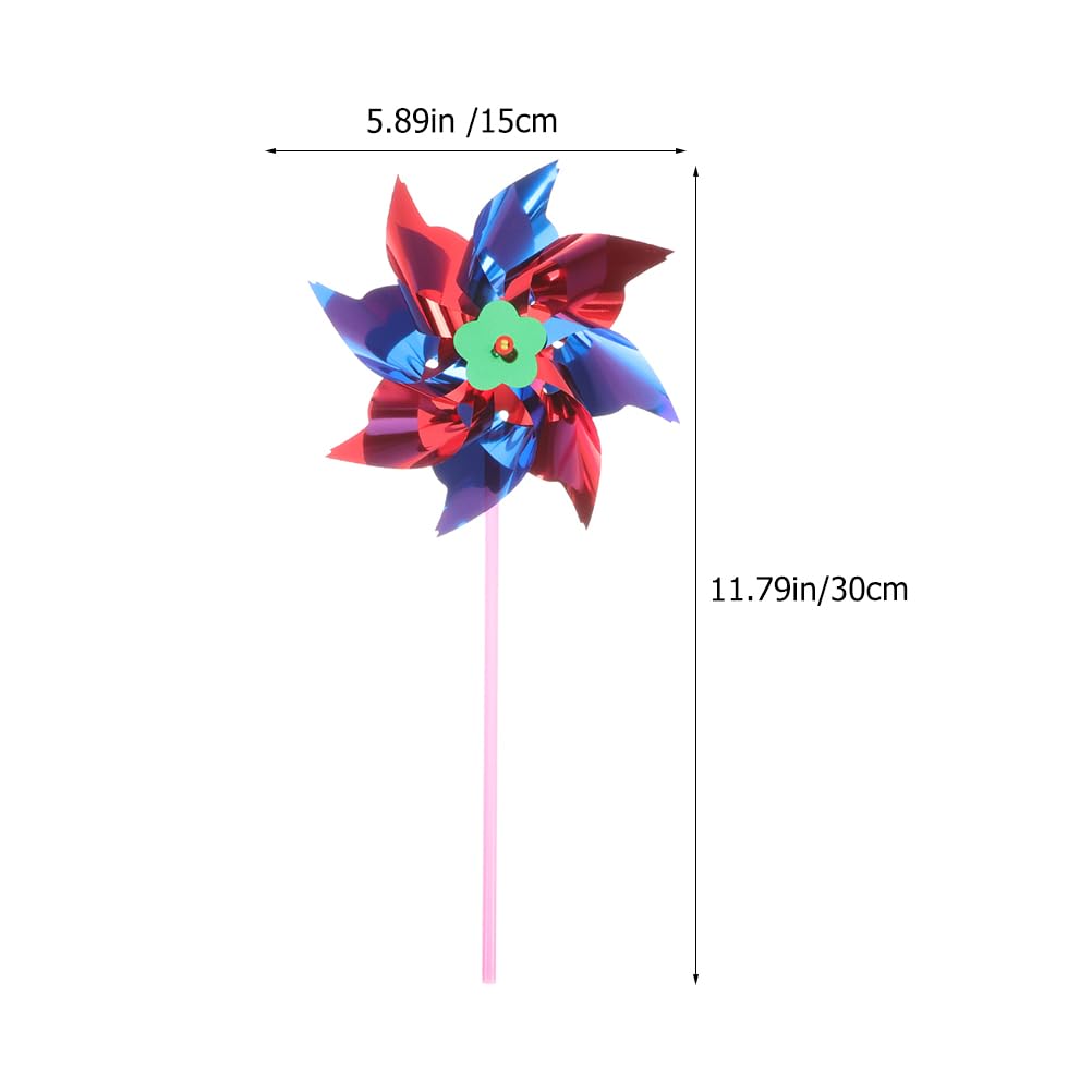 LUOZZY 20pcs Mini Windmill Toys Small Pinwheel Windmill Playthings for Micro Landscape, Mixed Color