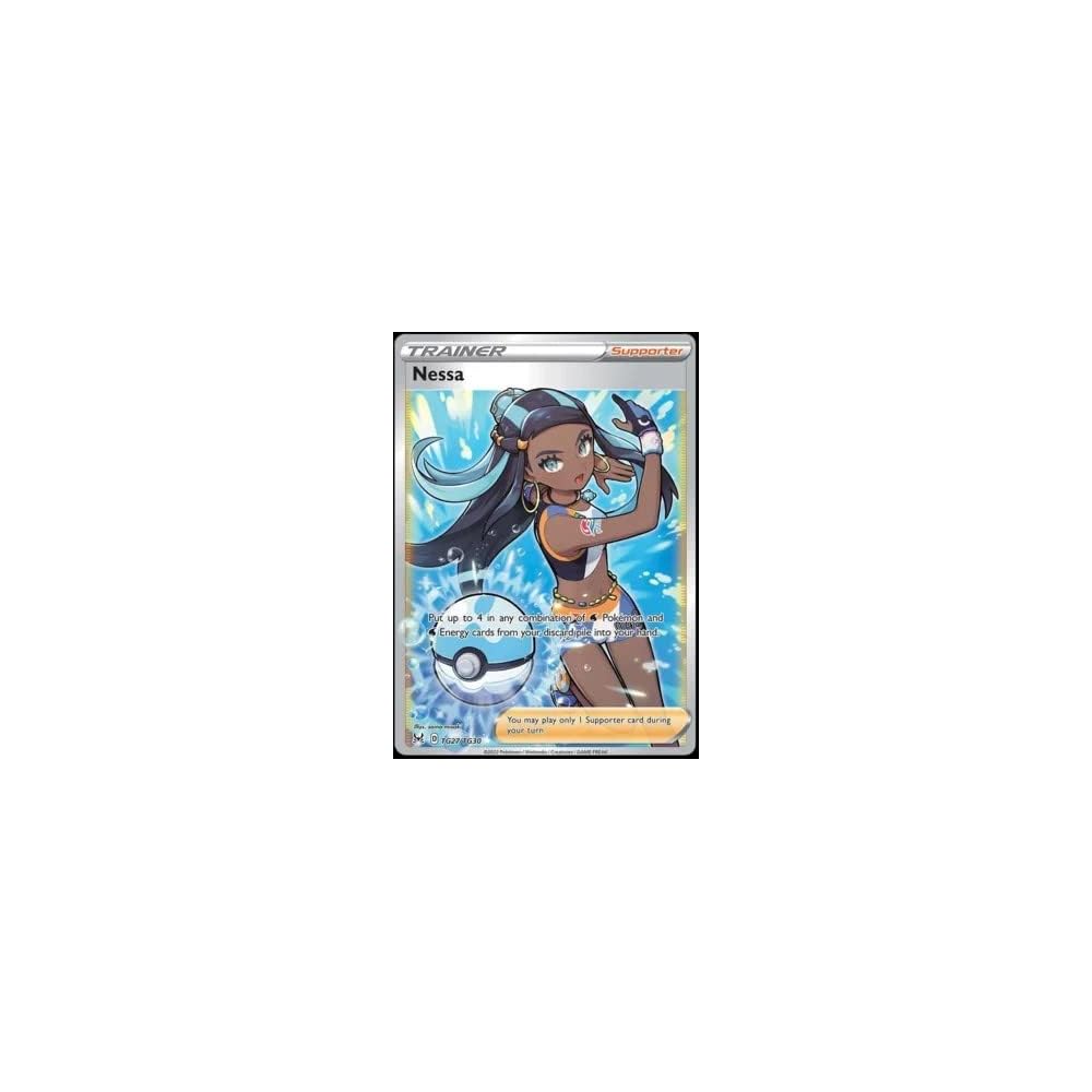 nessa pokemon trainer card Solgaleo & Lunala GX Pokemon Cosmic Eclipse #216 CGC 9.5