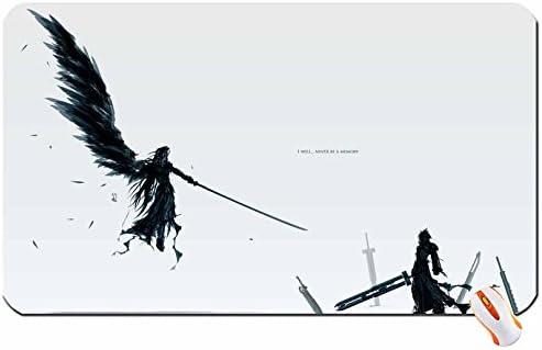 抽象ファイナルファンタジーviiセフィロスartworks 19 X 10壁紙bigマウスパッドコンピュータマウスパッド寸法 23 6 X 13 8 X 0 2 Spring Mousepad