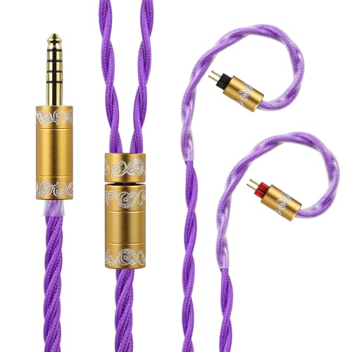 cooyin AL65P ���P�[�u�� 2Pin 0.78mm �P�[�u�� �C���z���P�[�u�� 4�c 6N �⃁�b�L�P������ OCC FIIO�p Bqeyz�p FH1s/JH3/Topaz/Autumn/Winter�ȂǂɓK������ 4.4mm